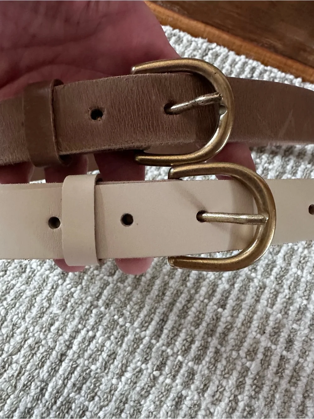 Nisolo Noemi Women’s belts (selling together)